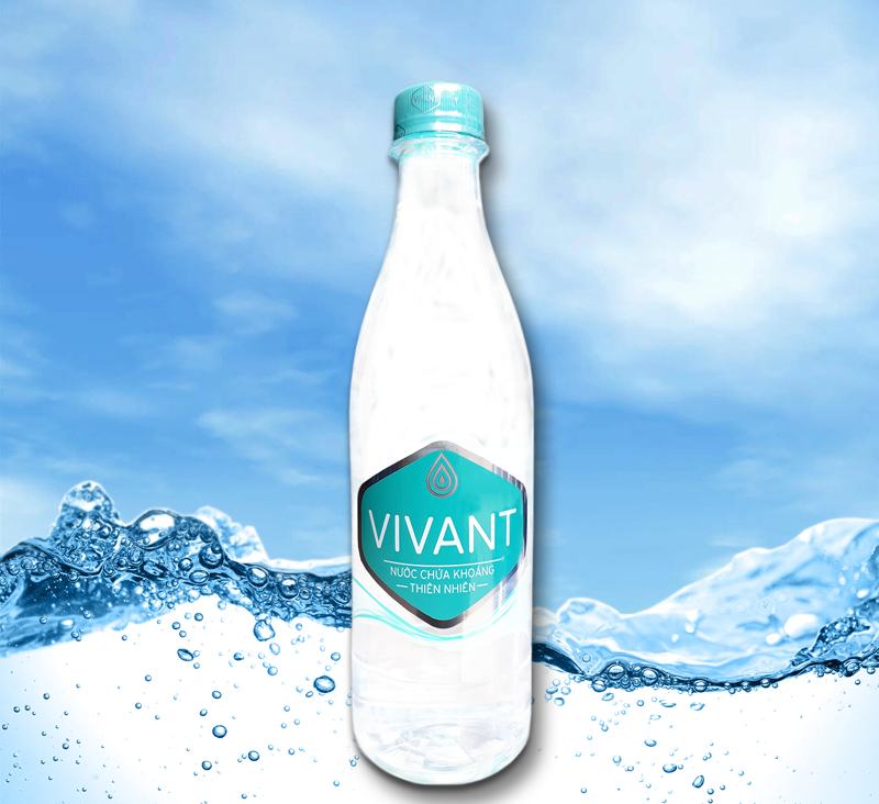 Nước uống đóng chai chứa khoáng thiên nhiên Vivant